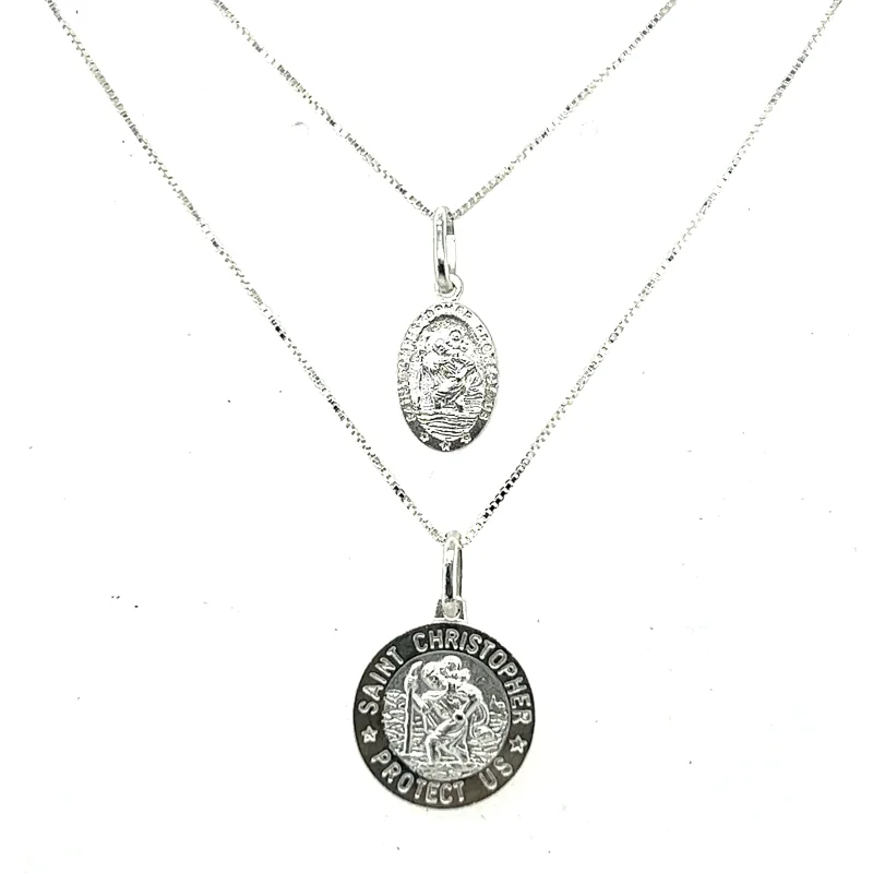 Saint Christopher Medallion In Various Sizes