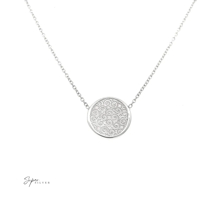 Lace Medallion Necklace