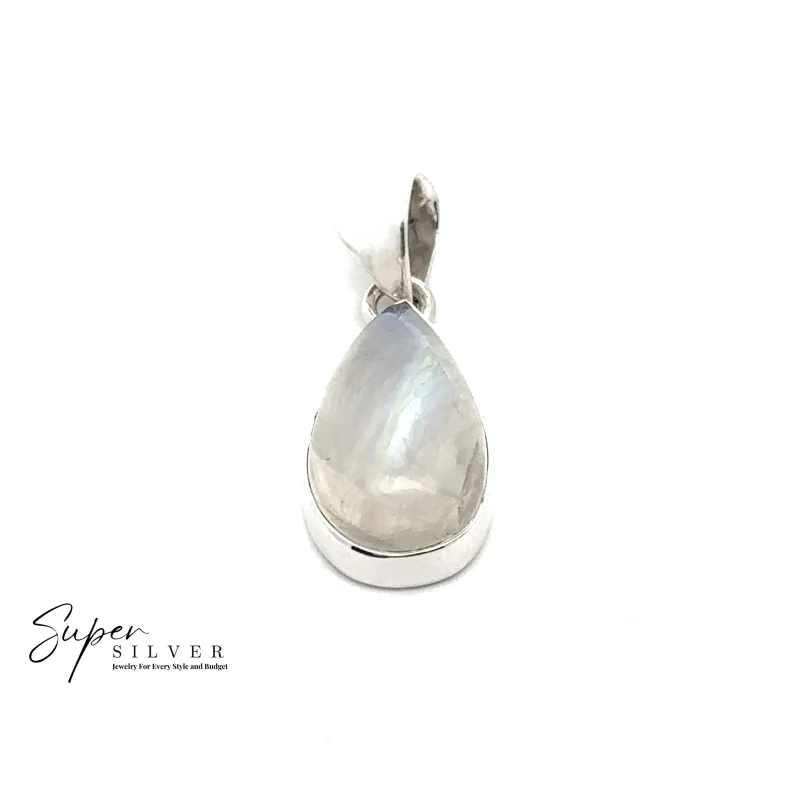 Simple Teardrop Moonstone Pendant