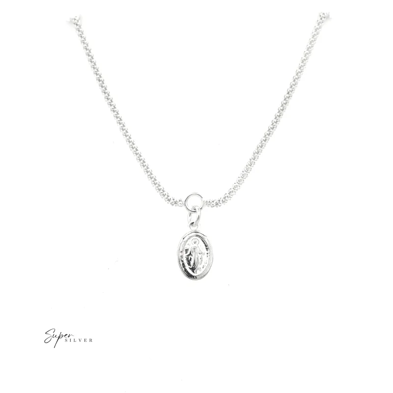Saint Necklace on Popcorn Chain