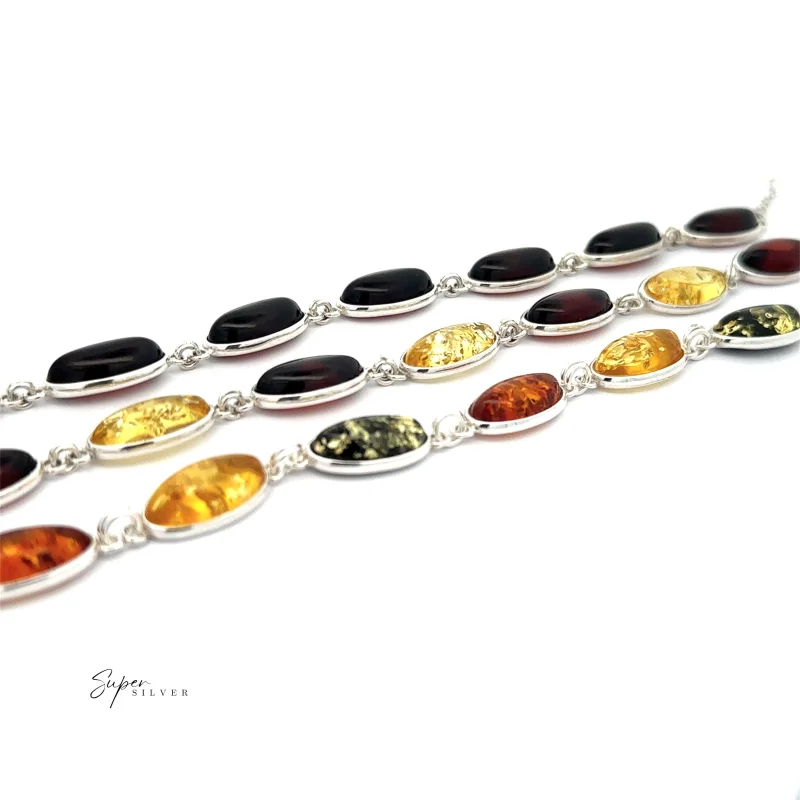 Earthborn Amber Oval Bracelet