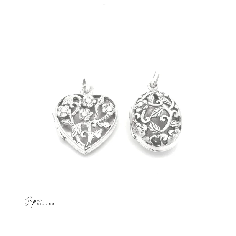 Floral Open Lockets