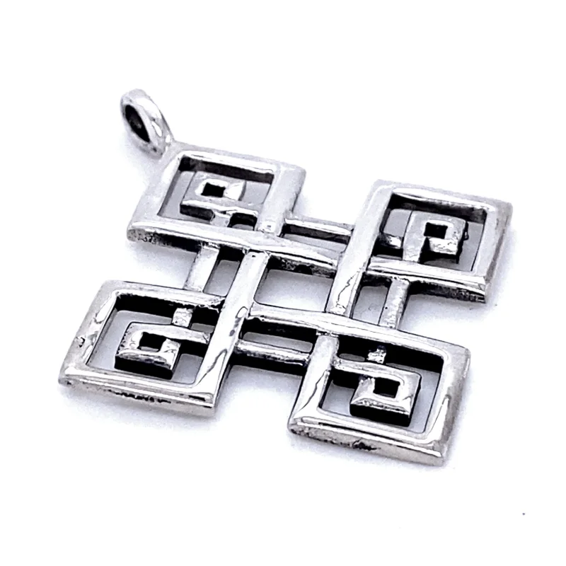 Four-Pointed Celtic Knot Pendant