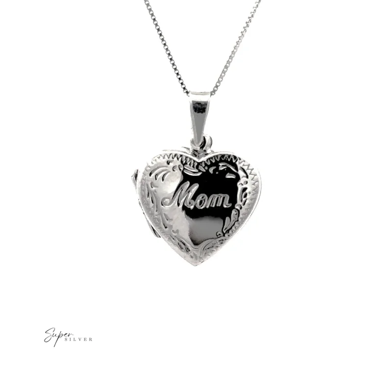Heart Shaped “Mom” Locket