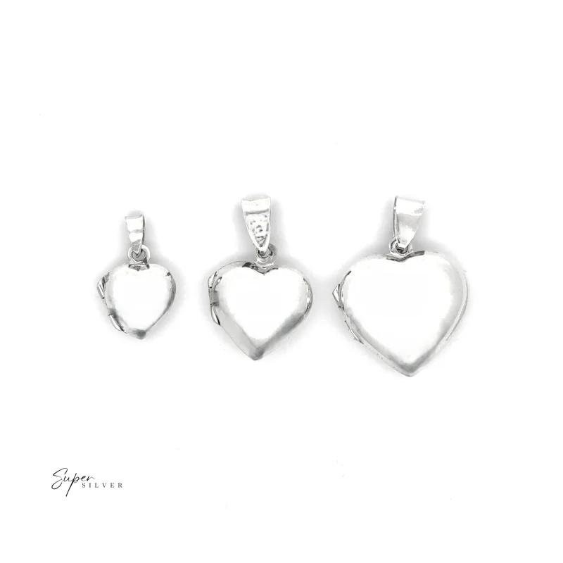 Plain Heart Lockets