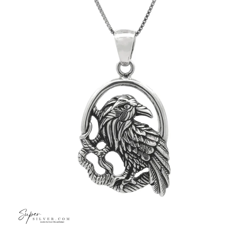 Raven Spell Pendant