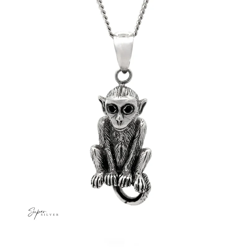 Sitting Monkey Pendant