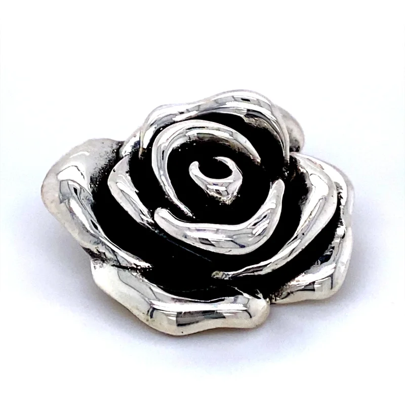 Stunning Electroformed Rose Pendant/Brooch