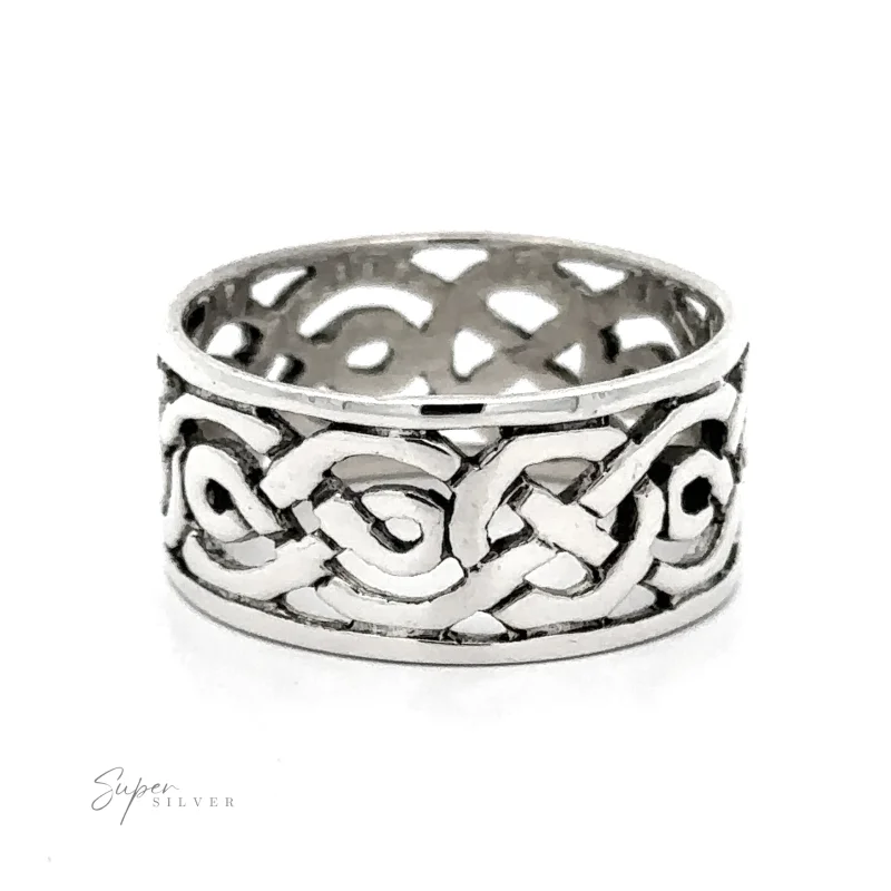 Wide Celtic Knot Band