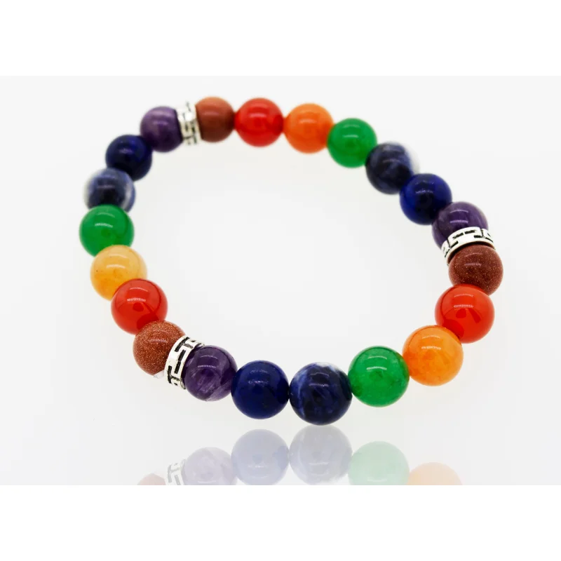 Chakra Stone Beads Bracelet