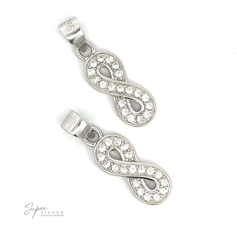 Cubic Zirconia Infinity Pendant