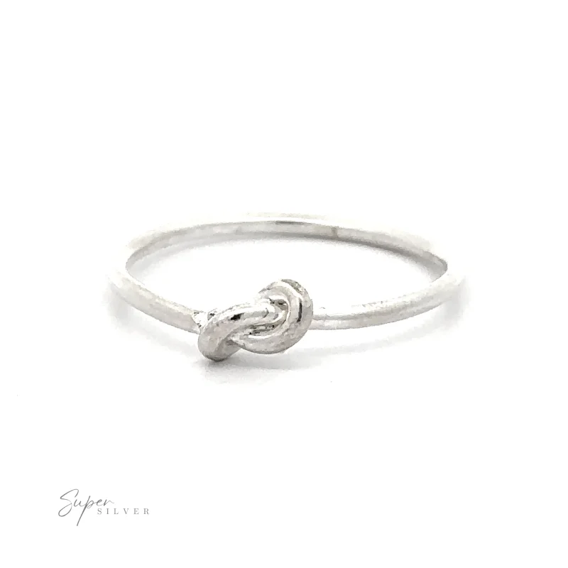 Tiny “Love” Knot Ring