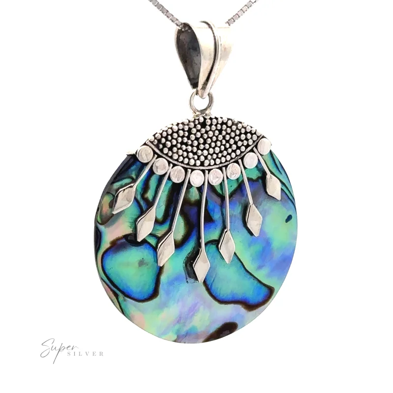 Circle Abalone Pendant