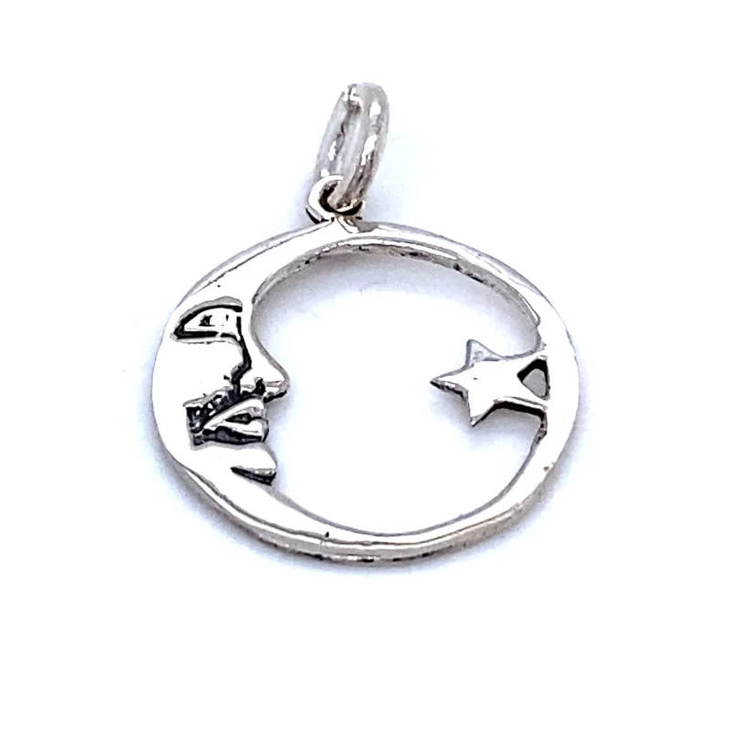 Crescent and Star Pendant