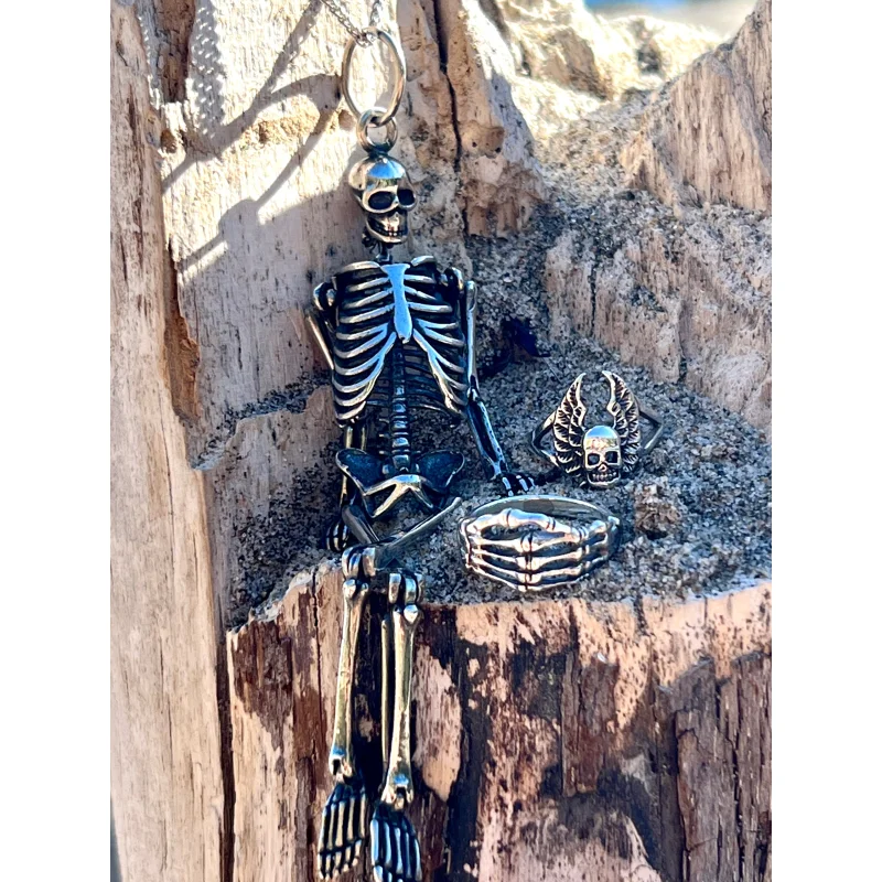 Large Skeleton Pendant