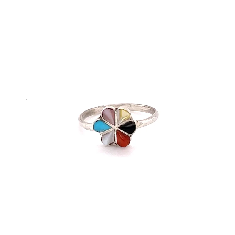 Zuni Handmade Multi Stone Ring