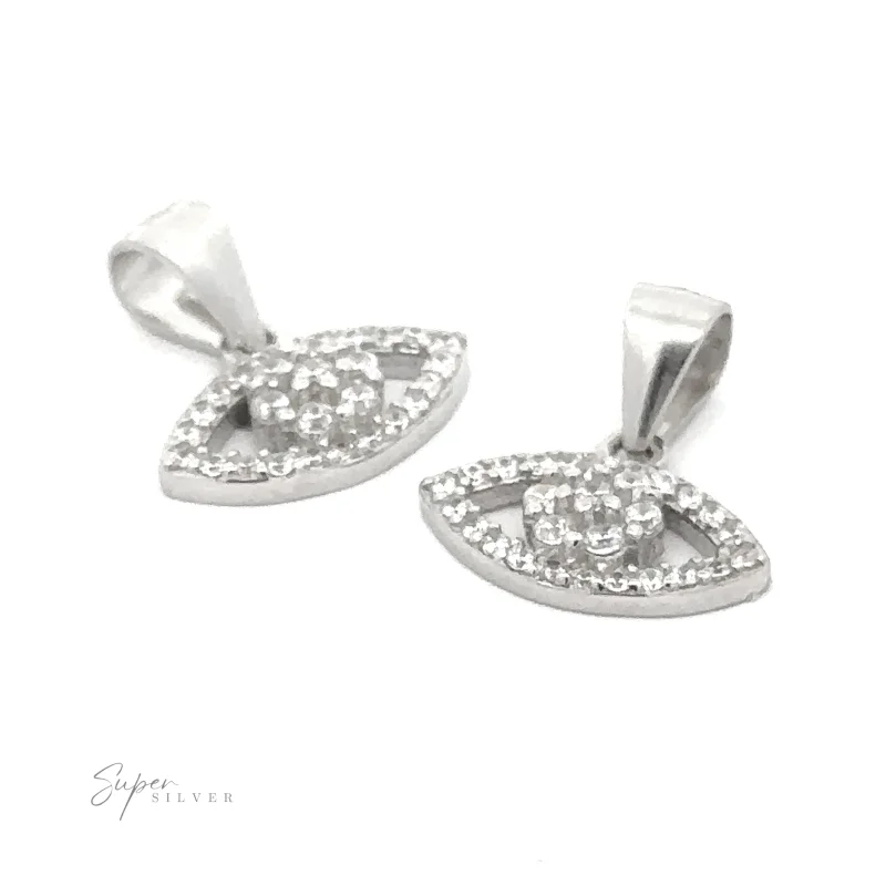 Evil-Eye Cubic Zirconia Pendant