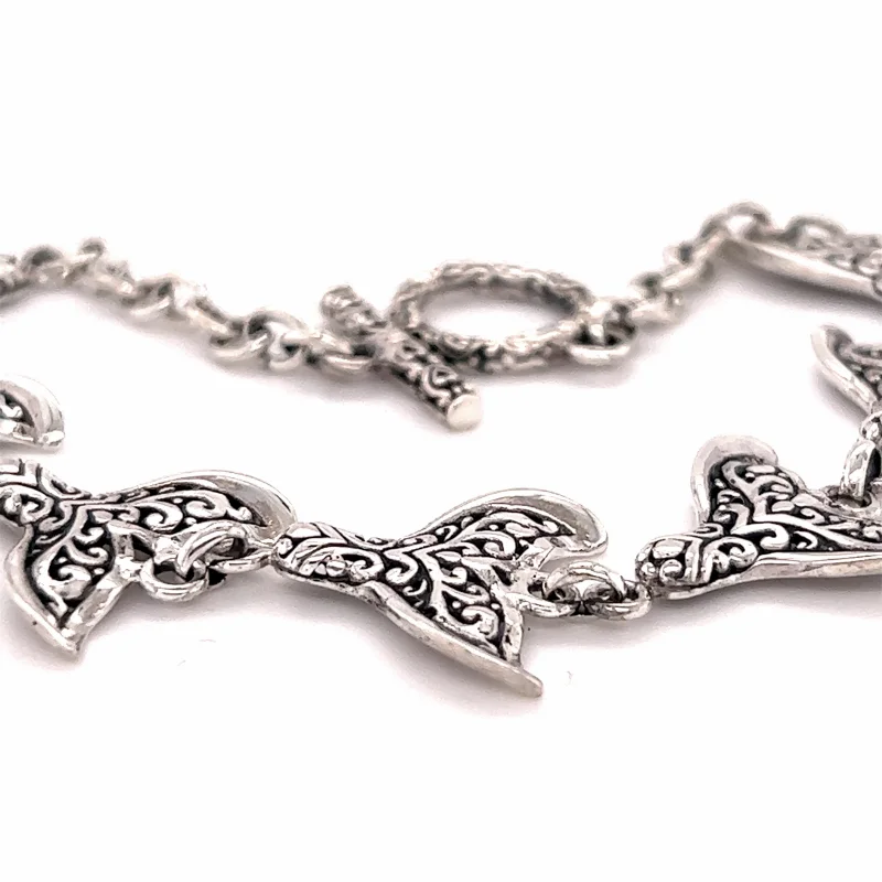 Stunning Whale Tail Bracelet
