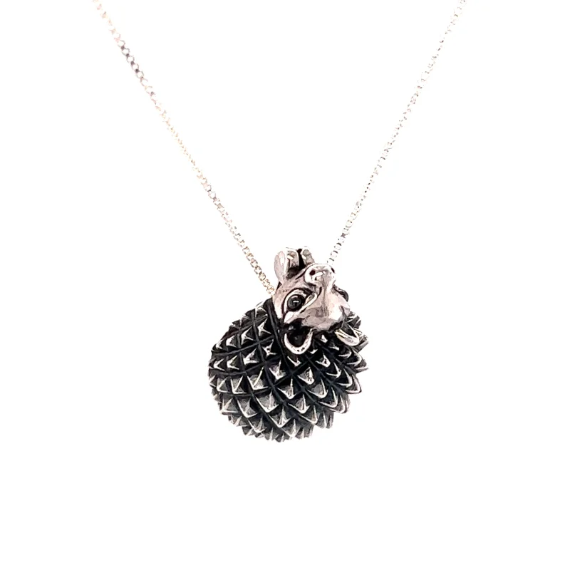 Hedgehog Pendant and Brooch