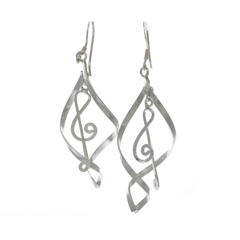 Striking Treble Clef Earrings