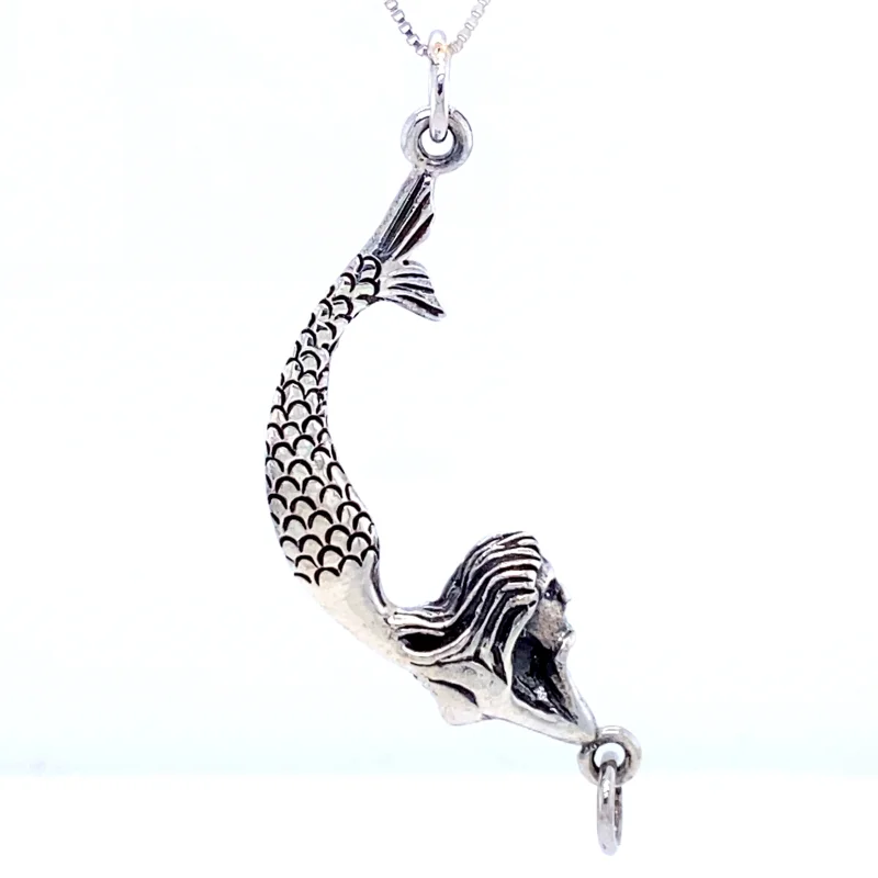 Lounging Mermaid Pendant