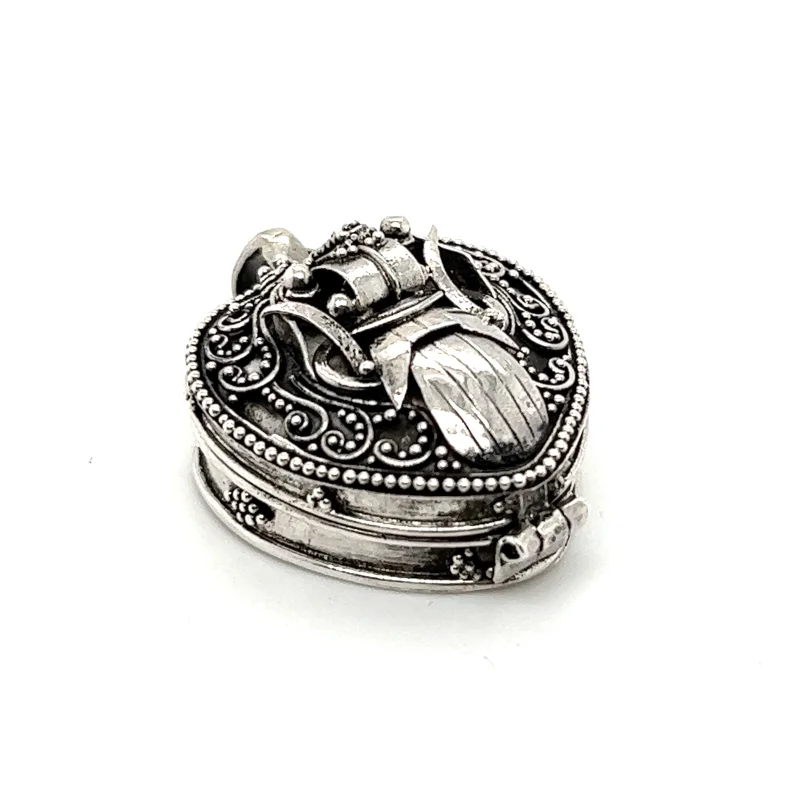 Bali Heart Shaped Prayer Box Pendant
