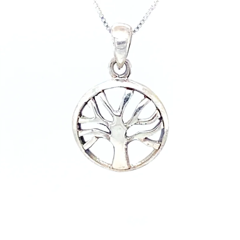 Small Round Tree of Life Pendant