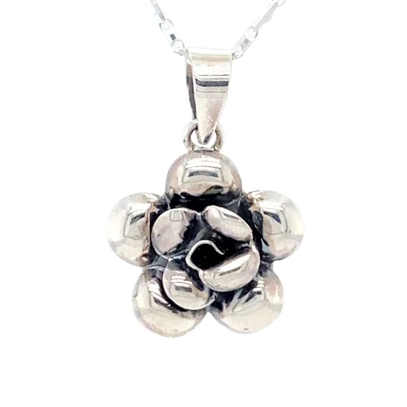 Vintage-Styled Rose Pendant
