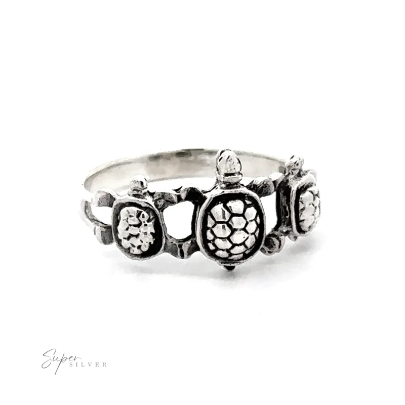 Three Turtles Ring