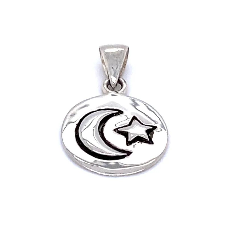 Moon And Star Pendant