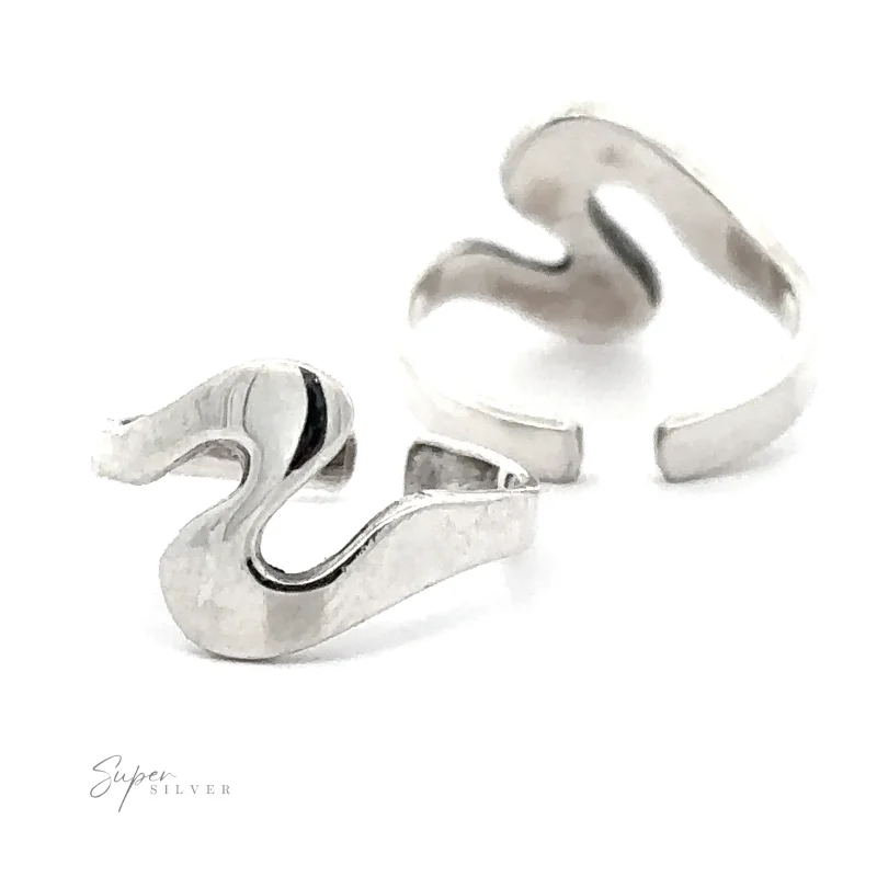 Squiggle Adjustable Toe Ring