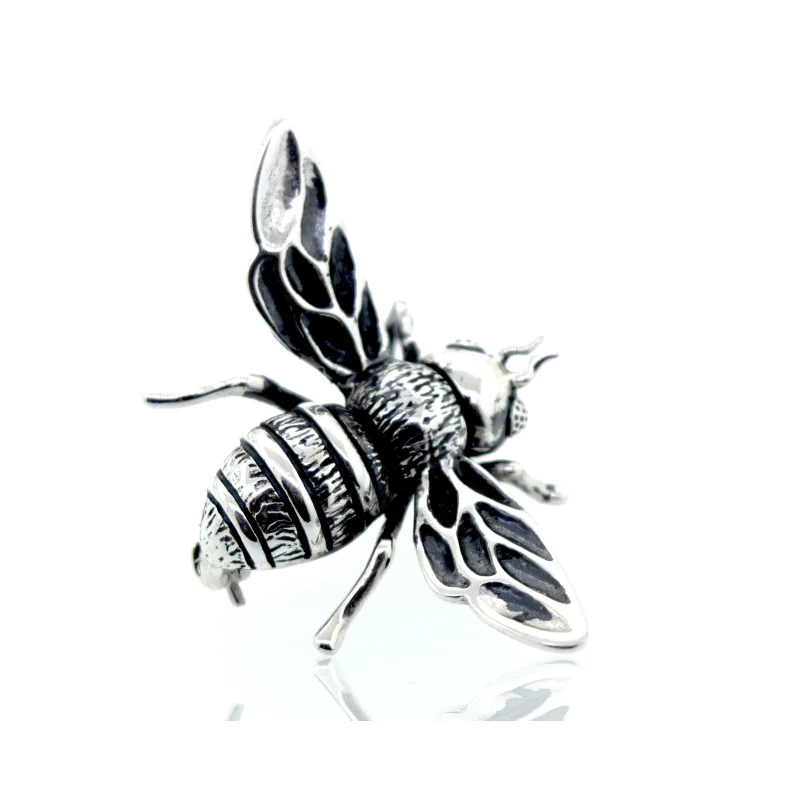 Stunning Sterling Silver Bee Pendant