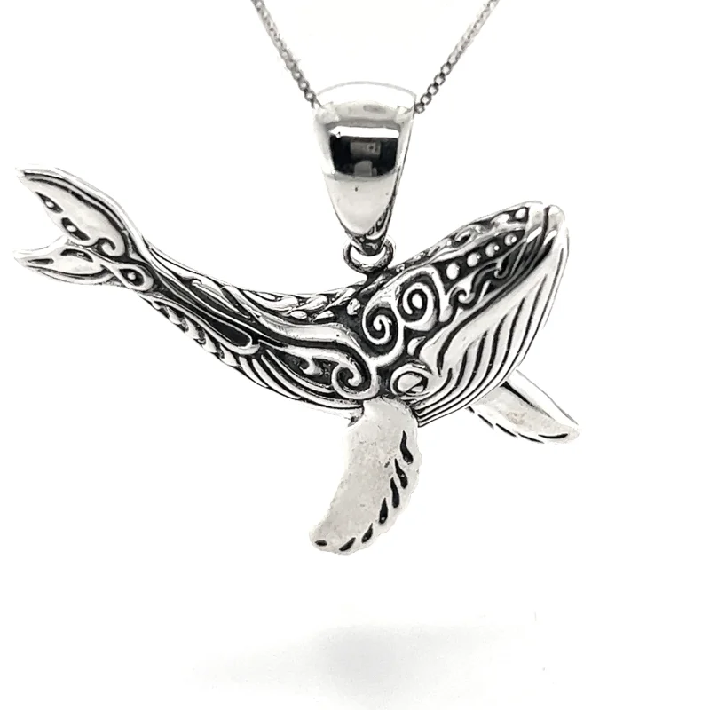 Stunning Whale Pendant