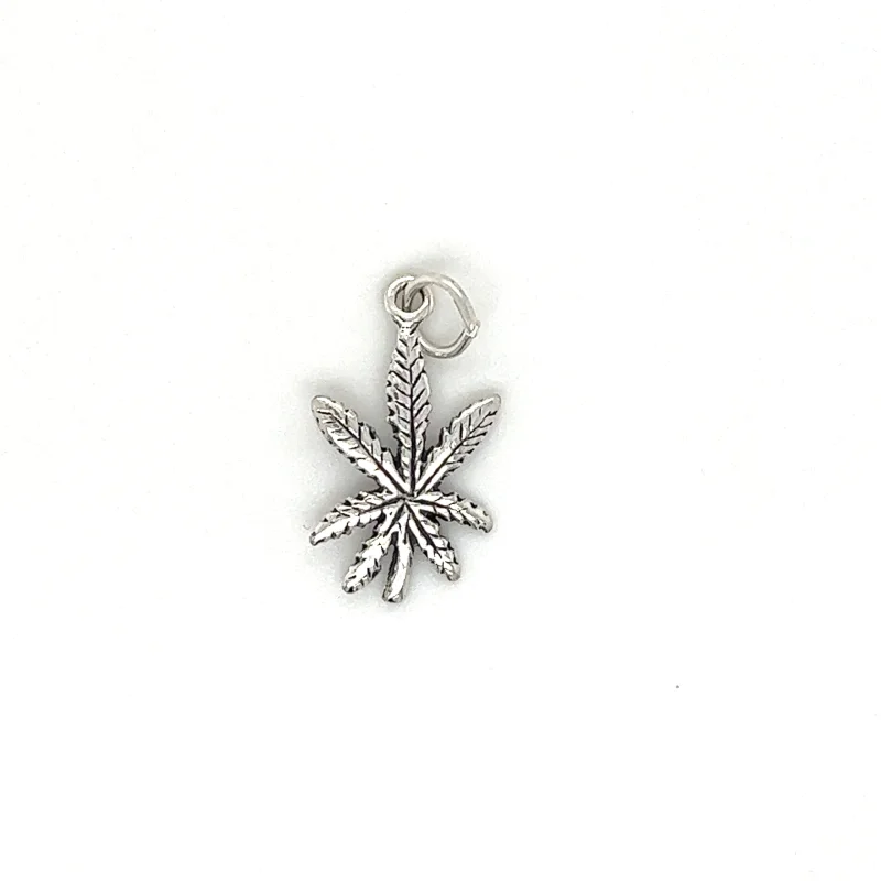 Tiny Mary Jane Leaf Charm