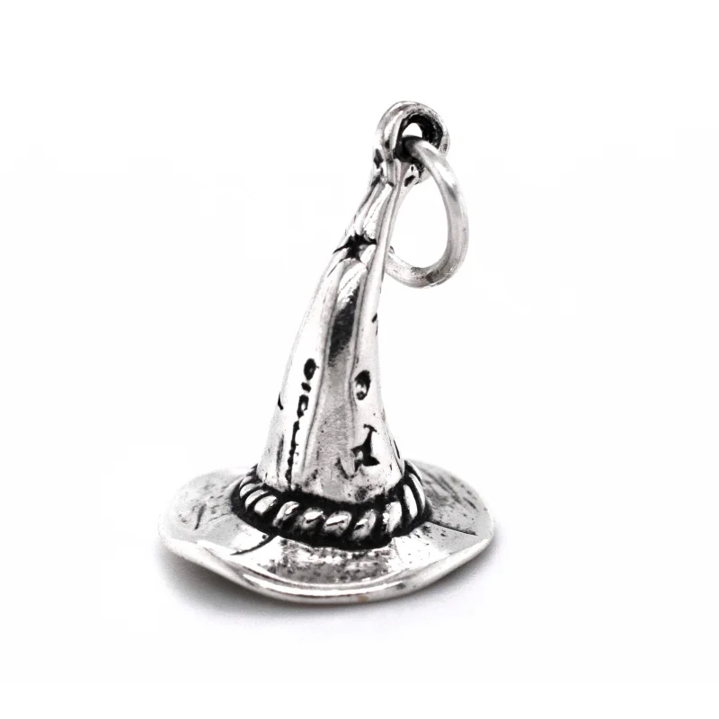 Witch Hat Charm with Moon and Stars
