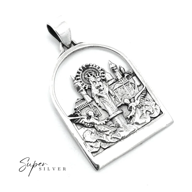 Our Lady of Guadalupe & Angels Pendant