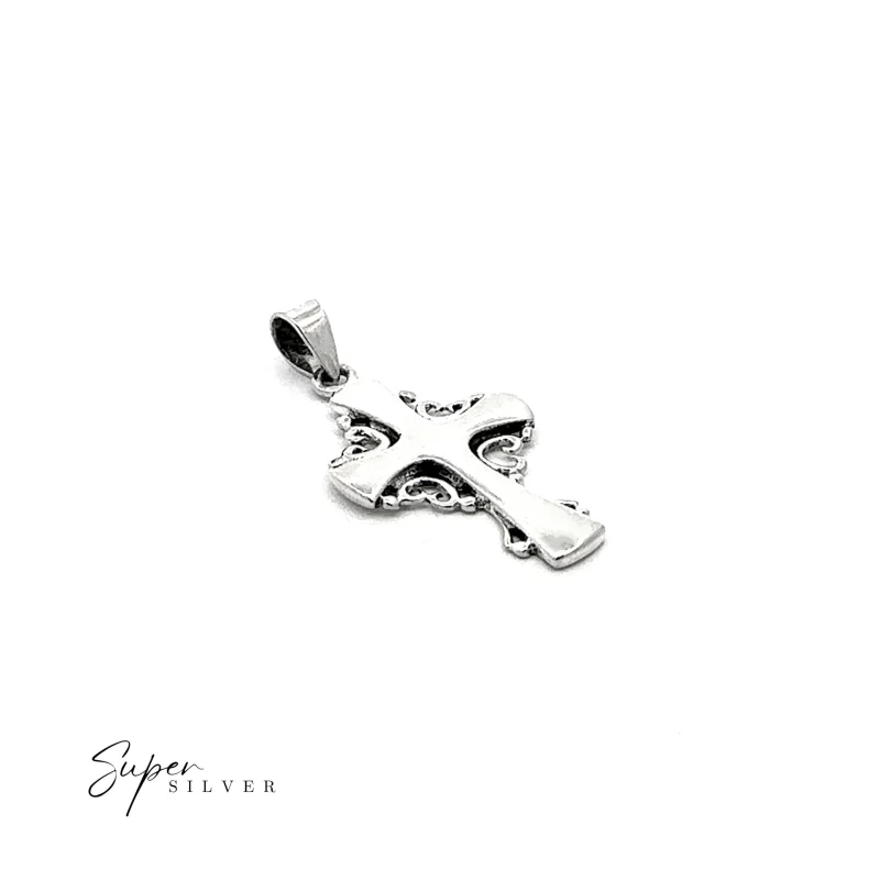 Sterling Silver Faith Cross Pendant