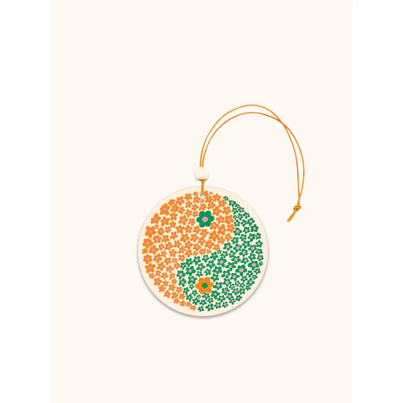 Yin-Yang Blossoms Car Air Freshener