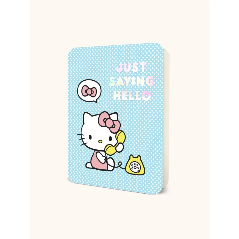 Hello Kitty Just Saying Hello Deluxe Greeting Card