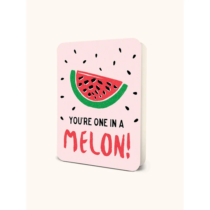 One in a Melon BD Deluxe Greeting Card