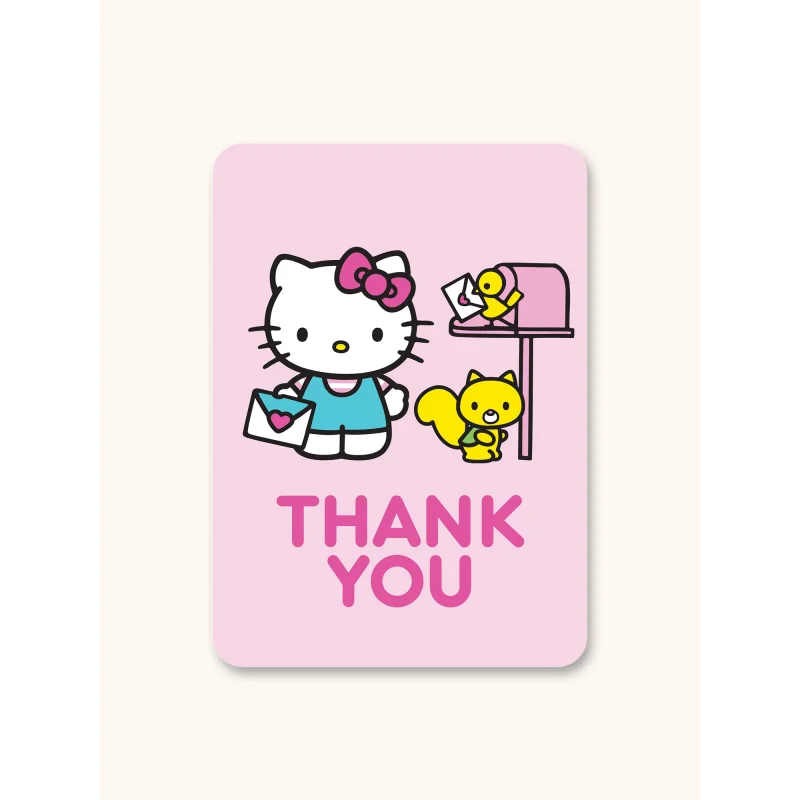 Hello Kitty Outdoor Fun Thank you Deluxe Greeting Card
