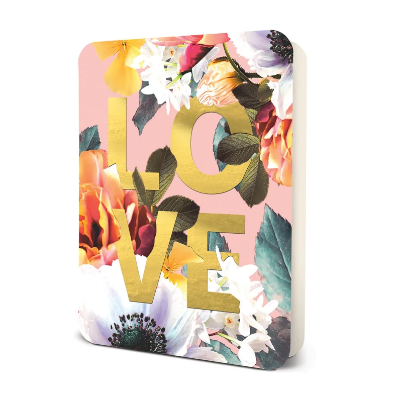 LOVE Floral Deluxe Greeting Card