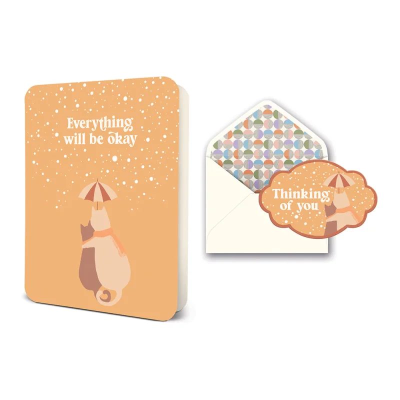 Thinking of You, Friend Deluxe Greeting Card