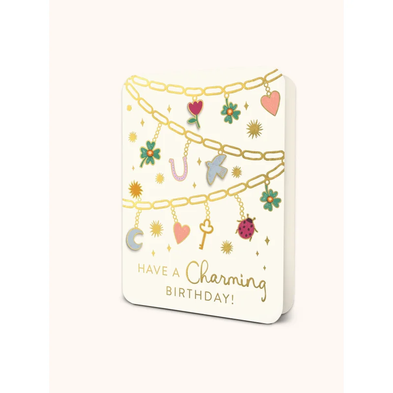Charming Birthday Deluxe Greeting Cards
