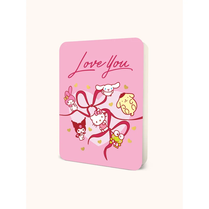 Hello Kitty and Friends Love You Deluxe Greeting Card