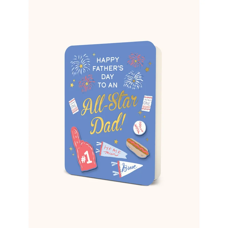 All-Star Dad Deluxe Greeting Card
