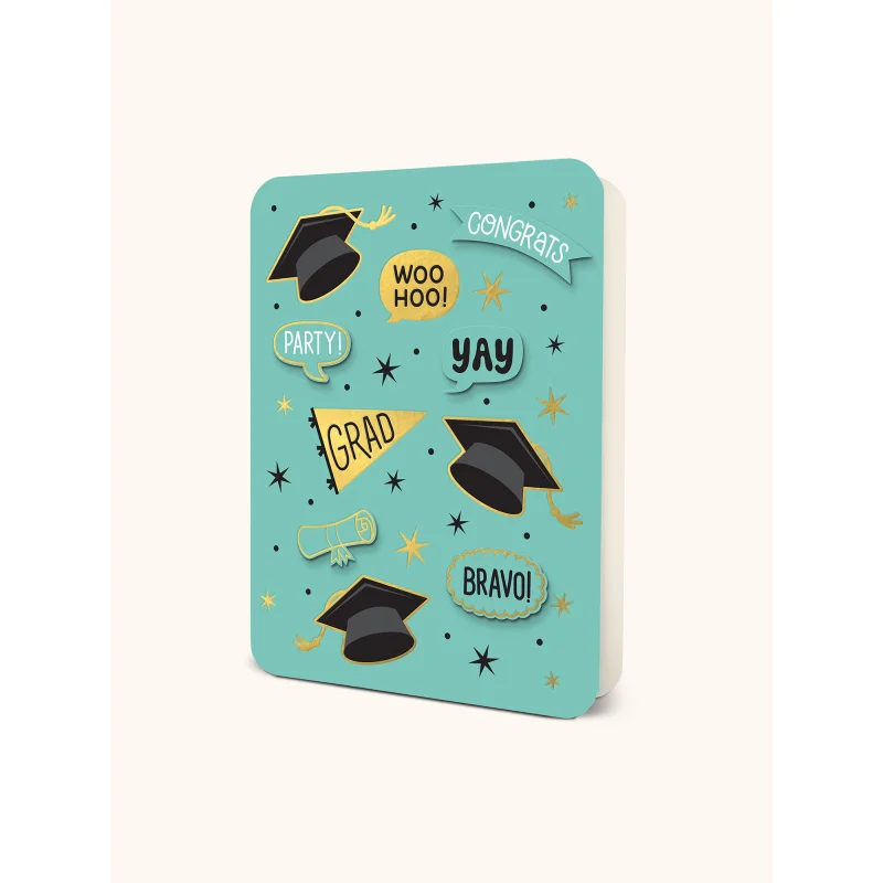 Caps Off to You! Deluxe Greeting Card
