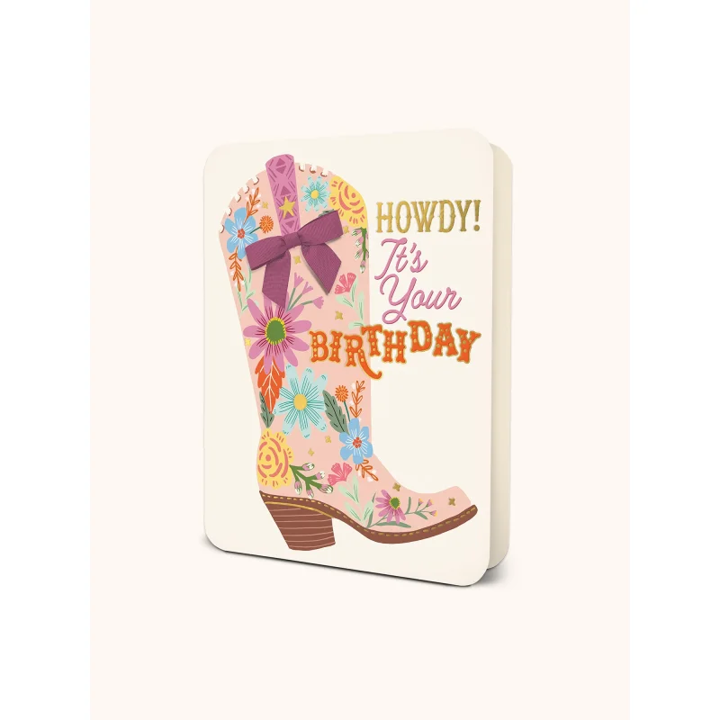 It’s Your Boot-Day! Deluxe Greeting Card