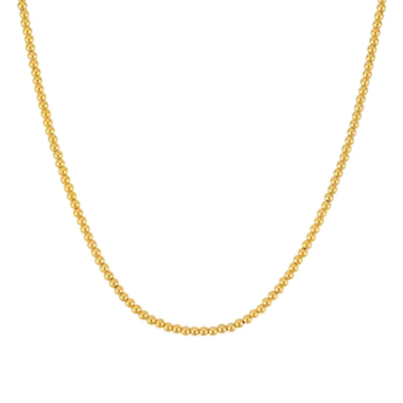 Yellow Gold Bead Chain