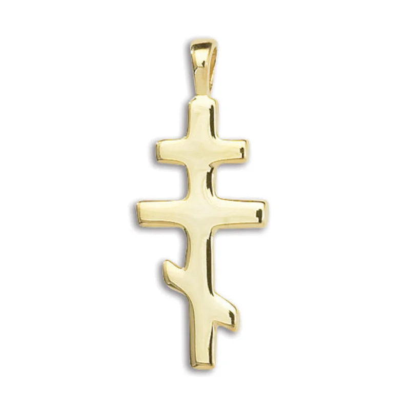 Yellow Gold Orthodox Cross